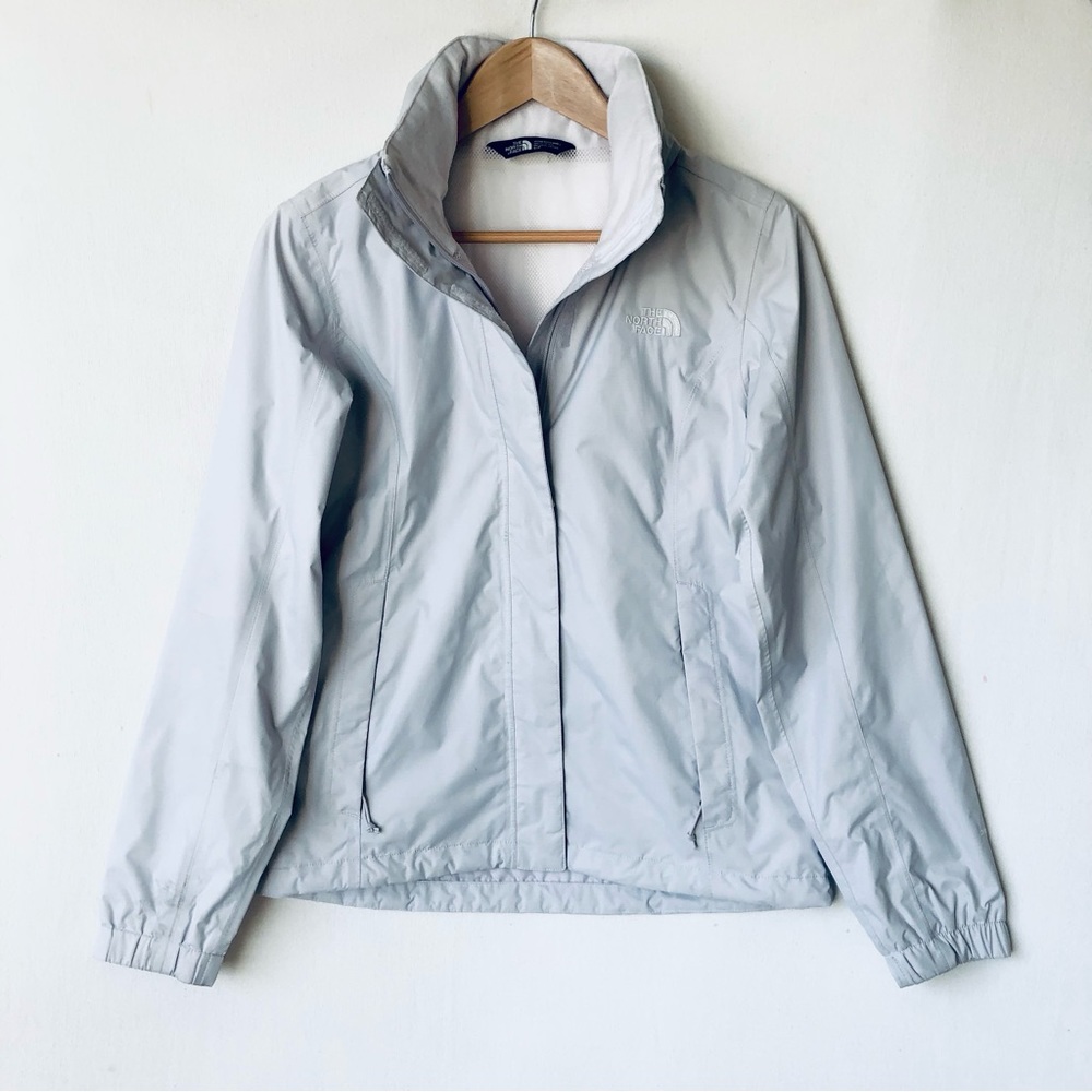THE NORTH FACE Jacket Small Hooded Drawstring Zip Pockets Performance
